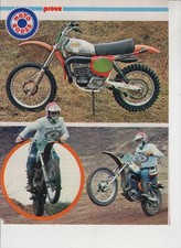 advertising TEST MOTO VILLA 250 CROSS 1977 MOTOITALIANE VINTAGE MX MOTOCROSS