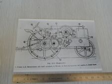 CARTOLINA TRATTORE DEGANELLO THS SEZIONE LITTORIA THS 1929