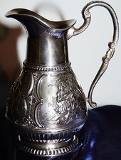 BROCCA CARAFFA ANFORA H 23CM IN PELTRO DELLA SKS GERMANY (13)