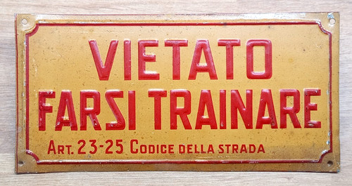 Targa tabella lamierino - targa,