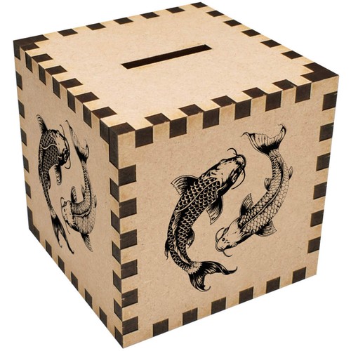 Couple koi fish money - money, box