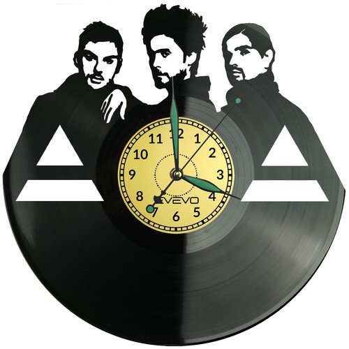 Orologio parete vinile - in,