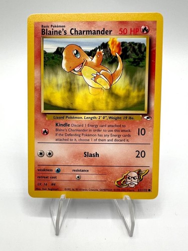 Carta pokemon blaine - carta, blaine's
