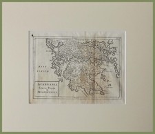 Acarnania Graecia Propria et Peloponnesus Achaia Atene Cellarius 1782 Londini 