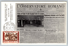 c1960s Newspaper L'Osservatore