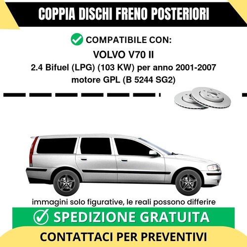 Coppia dischi freno posteriori - freno,