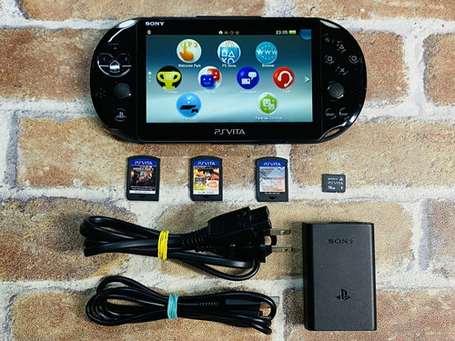 Vita black pch 2000 sony - vita,