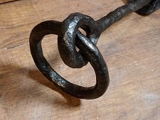 Antico Anello Da Stalla In Ferro Battuto a mano Diametro Anello Cm. 9