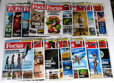 PRL) FOCUS LOTTO 15 RIVISTE LOT MAGAZINES 2014 2015 2018 SCIENCE SCIENZE