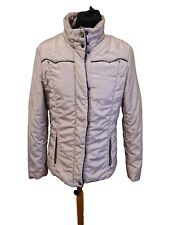Cappotto Geox Respira beige da donna con tecnologia respiratoria, taglia UK 10, EU 40, US 8.