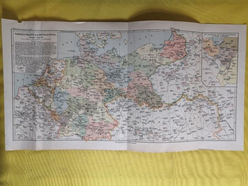 1898 centro europa - europa, mappa