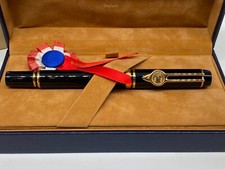 Penna Stilografica Waterman Man 100 bicentenario Nera Rifiniture Oro + Custodia