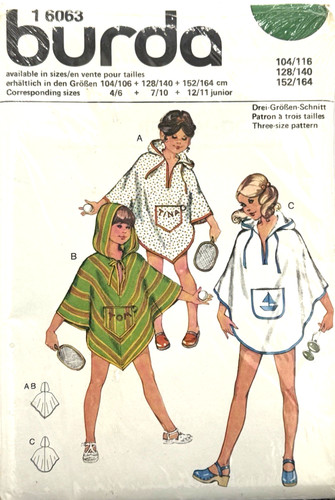 Rare burda pattern 6063 - rare,