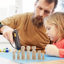  50pcs in legno in legno bambola in legno bambola unica bambola in legno