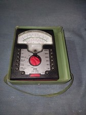 ITT 3201 Tester Multimeter Vintage Analog Retro *Made in Italy*  (no test)
