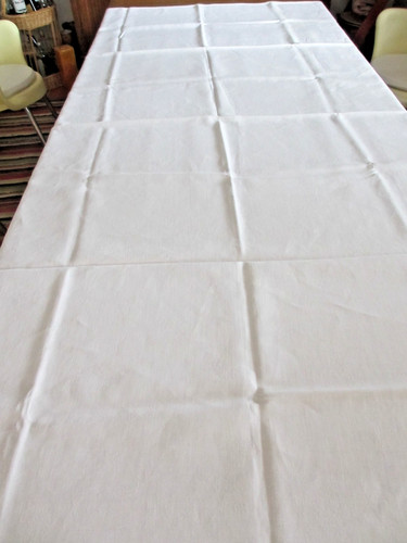 Tovaglia lino bianco 208 125 - tovaglia,