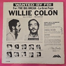 Willie Colon Wanted By FBI The