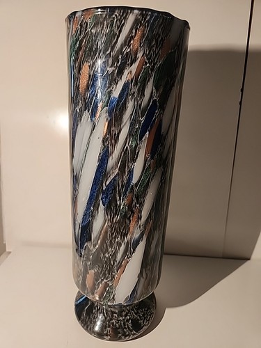 Vaso vetro artistico vintage - vetro,