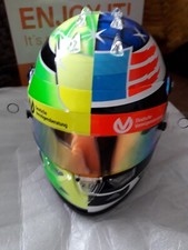 UNIQUE HELMET CASQUE MICK SCHUMACHER SPA 2017 F1 BENETTON 1/2 SCALE SCHUBERTH