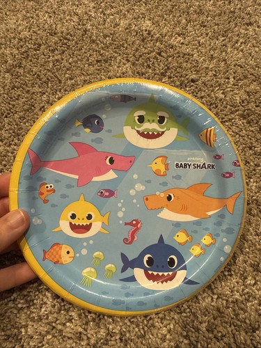 Pinkfong baby shark piatti - pinkfong, per