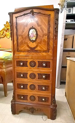 Cassettiera segretaire con - segretaire,