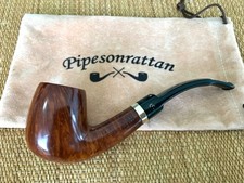 LANE ERA CHARATAN'S MAKE SPECIAL, FASCIA ORO MARCATA "CP", PIPA DA BILIARDO PIEGATA.