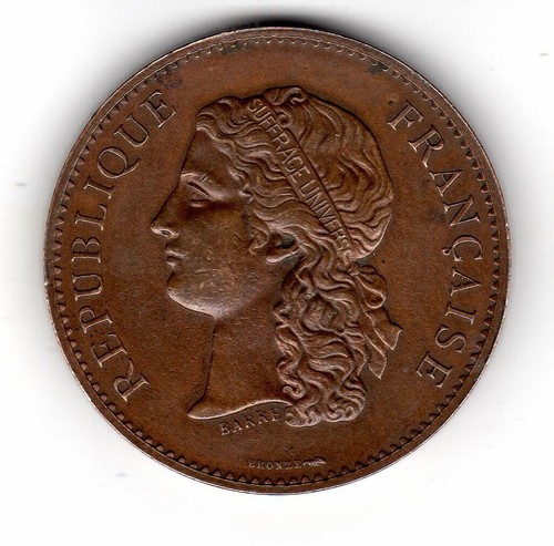 Medaglia repubblica francese - medaglia,