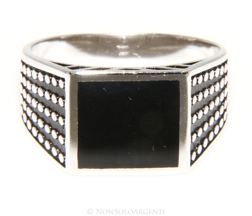 Anello uomo argento 925 scudo - anello,