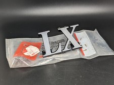 LANCIA DELTA LX LOGO ORIGINALE SIGLA EMBLEMA FREGIO STEMMA SCRITTA BADGE TARGA