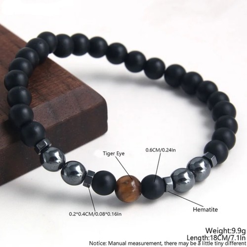 Bracciale pietra naturale - in,