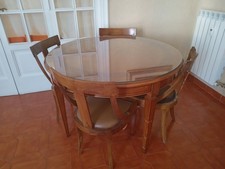 Tavolo tondo da pranzo stile impero