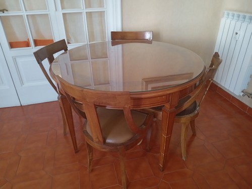 Tavolo tondo pranzo stile - tavolo,