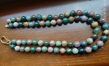 Collana vintage 2fili - collana, pietre