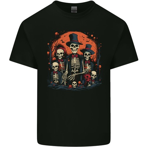 Halloween scheletro famiglia - halloween,