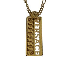 Versace collana con piatto - con,