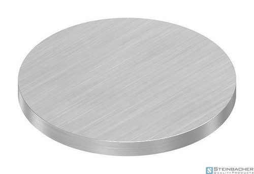 Piastra tonda acciaio inox - tonda, in