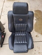 Set Interni Sedili in Pelle Nera ALFA ROMEO 166 originali SENZA PANNELLI 