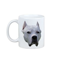 Dogo Argentino geometric cup
