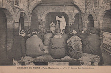 CARTOLINA  PARIS-MONTMARTRE FRANCIA CABARET DU NEANT a 5 3° CAVEAU NON VIAGGIATA