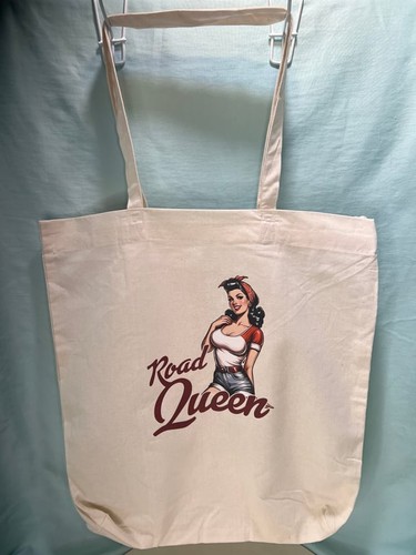 Borsa tote tela road queen - in,