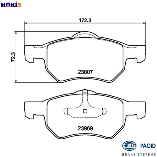 Set pastiglie freno - freno,