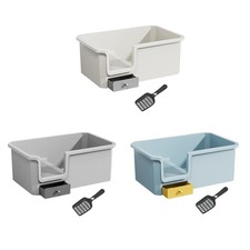 Lettiera per gatti, articoli per animali domestici, toilette anti-schizzi