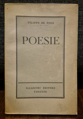 Pisis poesie vallecchi 1942 - de,