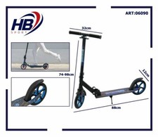 x Monopattino 2 Ruote Divertimento Bambini Ragazzi Wx-s108 Blu dfh