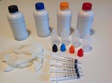 KIT X 4 FLACONI 250 ML INCHIOSTRO RICARICA PER STAMPANTI Canon Pixma IP 1600