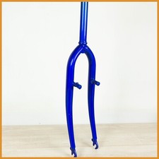 NOS VINTAGE MTB STEEL FORK 1" MOUNTAIN BIKE 26" 559 THREADED OLD BICYCLE 90 BLUE
