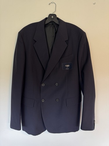 Giacca blazer uomo fendi blu - giacca,