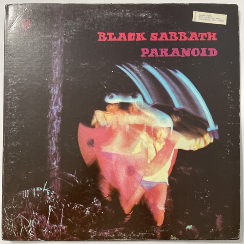 Black sabbath paranoid warner - black,