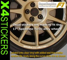 Wheel Rim Decal sticker to fit