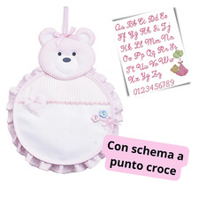 Fiocco nascita orsetto con